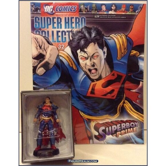 Eaglemoss 1:16‎ DC Comics Super Hero Fig w/Book: Superboy Prime #32 - Picture 1 of 1